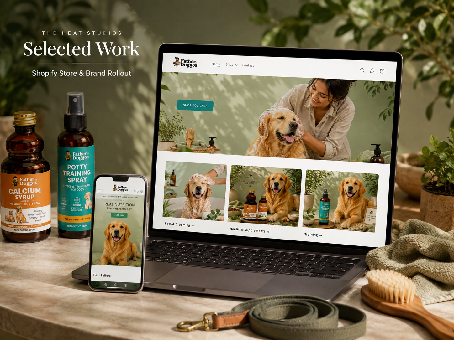 Father of Doggos Shopify store and digital rollout